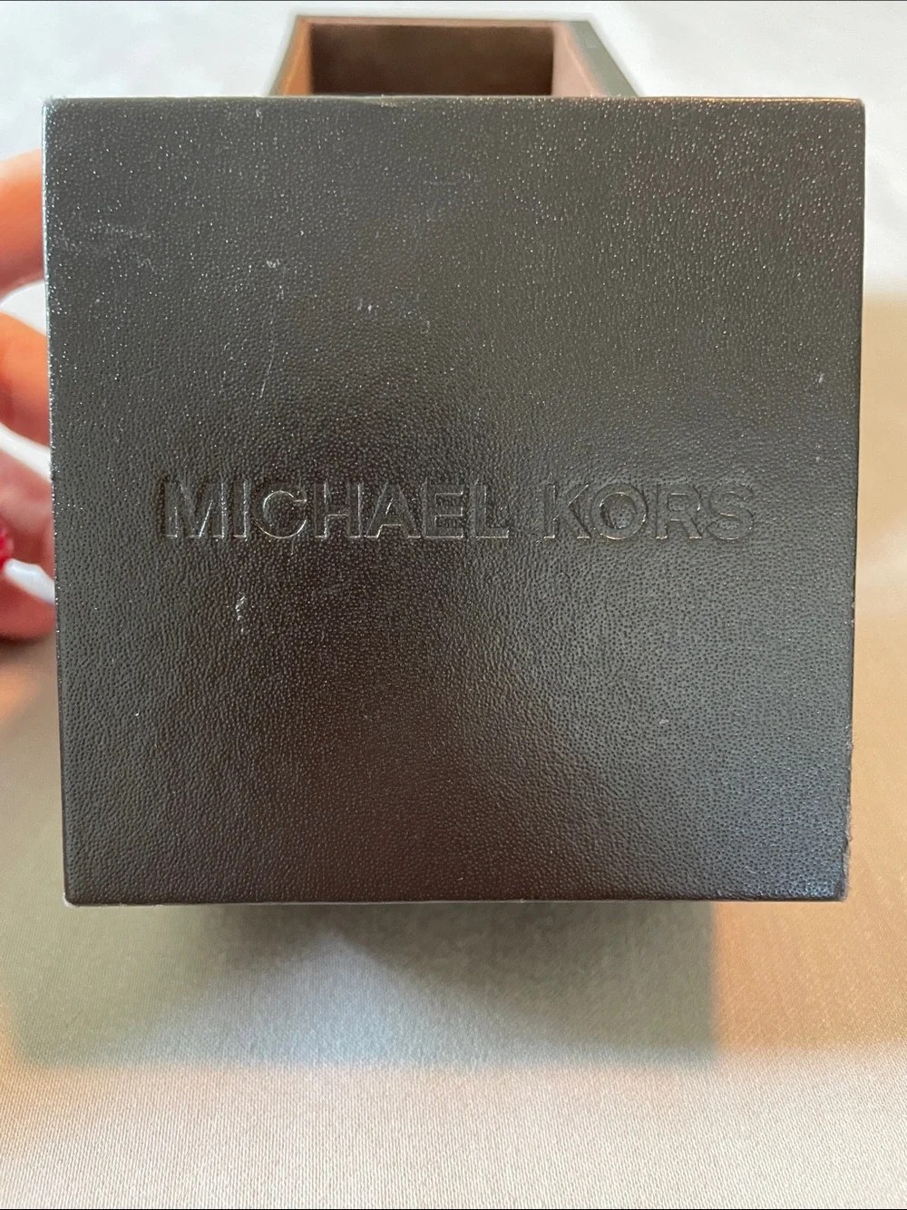 Michael Kors Gold Tone Watch with White Mother-of-Pearl Dial - Picture 2 of 4